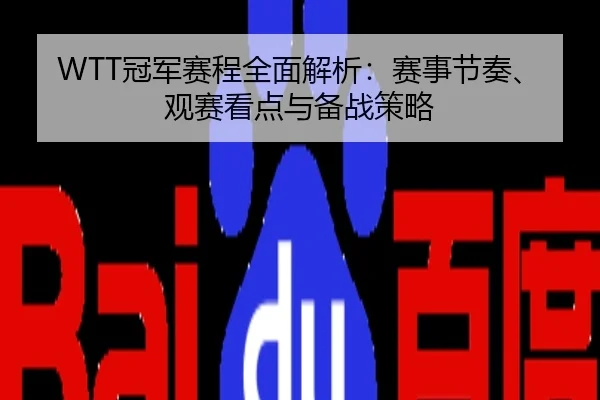 WTT冠军赛程全面解析：赛事节奏、观赛看点与备战策略