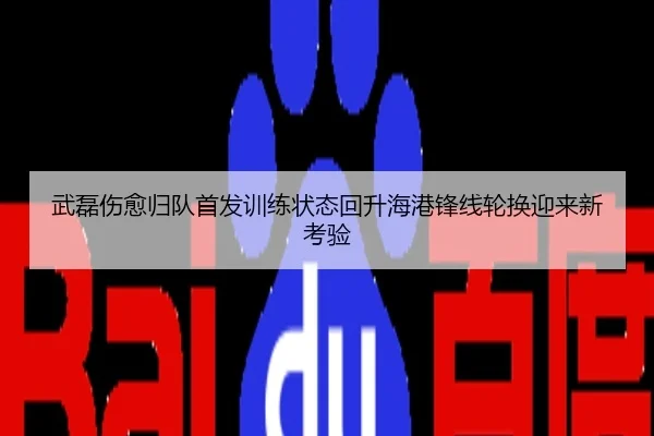 武磊伤愈归队首发训练状态回升海港锋线轮换迎来新考验